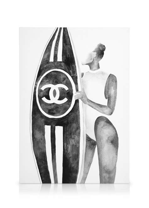 desenio chanel|Surf In Style Poster .